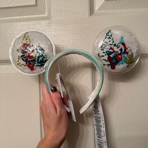 Holiday Snowman Mickey Ears NWT 2022